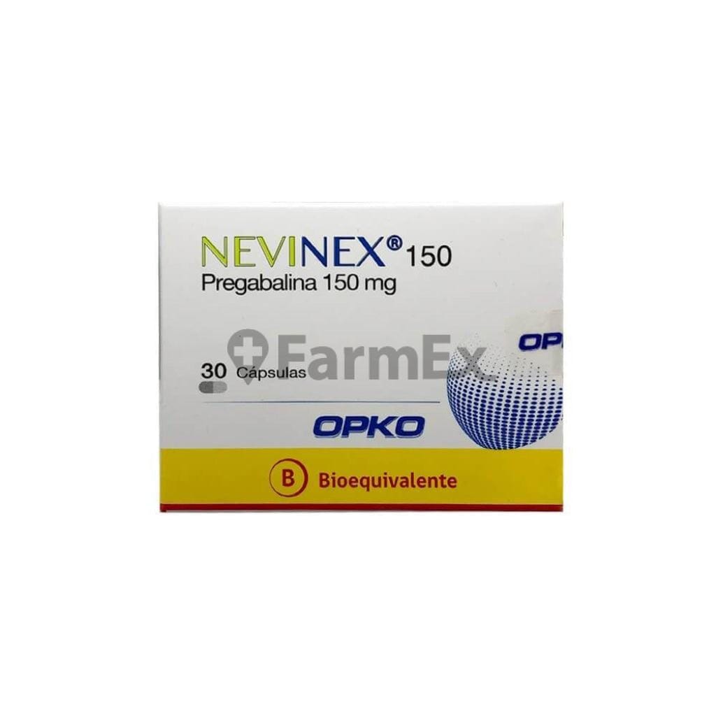 Nevinex 150 mg x 30 cápsulas susc-1 de 5 meses Farmex-Suscripciones-Persistente